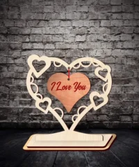 Heart Valentine's Hanging Stand