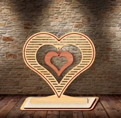 Heart Valentine's Hanging Stand