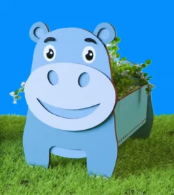 Hippo flower pot