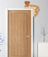 Hot Air Balloon Valentines Door Corners