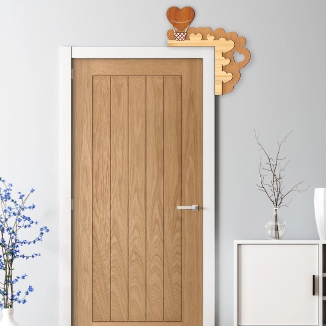 Hot Air Balloon Valentines Door Corners
