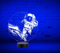 Illusion led lamp astronauta