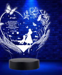 Illusion led lamp mother and daughter