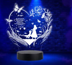 Illusion led lamp mother and daughter