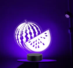 Illusion led lamp watermelon