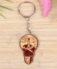 Light Bulb Keychain
