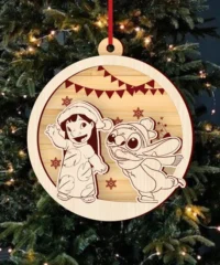 Lilo And Stitch Christmas Ball