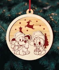 Mickey And Donald Christmas Ball