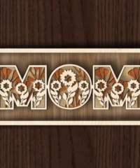 Mom Floral Ornament Mom Floral Ornament