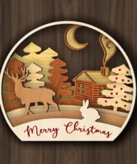 Multilayer Christmas Snow Globe