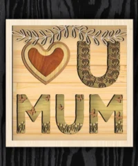 Multilayer Mother's Day 3D Mum Shadow Box