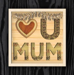 Multilayer Mother's Day 3D Mum Shadow Box