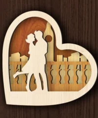 Personalized Lovers Heart Decor