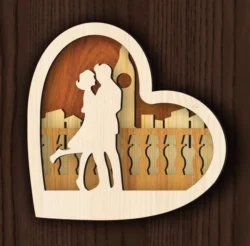 Personalized Lovers Heart Decor