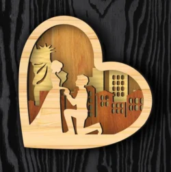Personalized Lovers Heart Decor