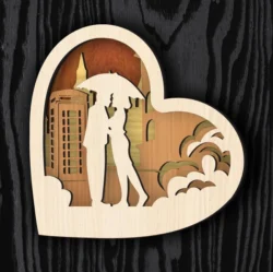 Personalized Lovers Heart Decor
