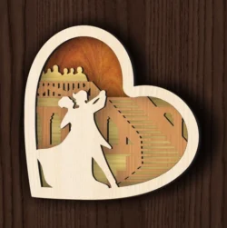 Personalized Lovers Heart Decor