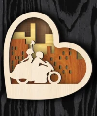Personalized Lovers Heart Decor