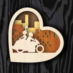 Personalized Lovers Heart Decor