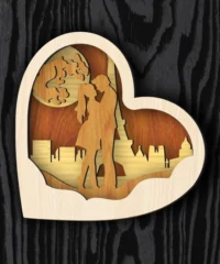 Personalized Lovers Heart Decor