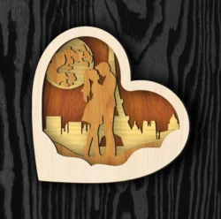 Personalized Lovers Heart Decor