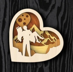 Personalized Lovers Heart Decor
