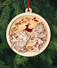 Piglet And Tigger Christmas Ball