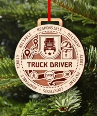 Professions Truck Driver Ornaments