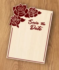 Rose Wedding Invitation