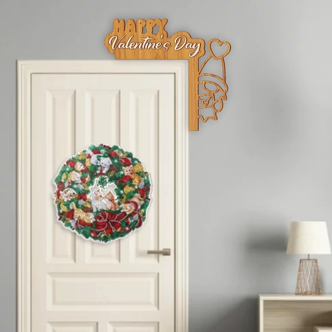 Santa Claus Valentine's Day Corner