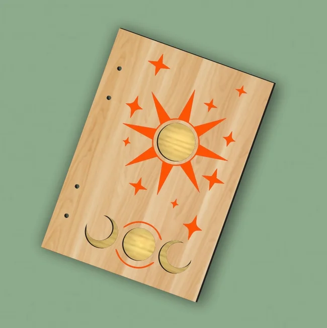 Sun Notebook Cover