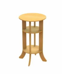 Three tier round side table Three tier round side table