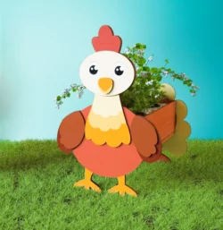 Turkey flower pot