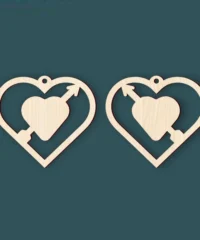 Unfinished Heart Earrings