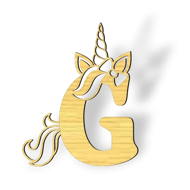 Unicorn G Alphabet