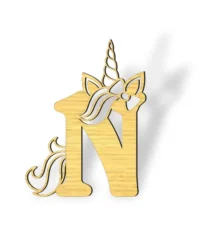 Unicorn N Alphabet