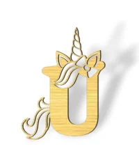 Unicorn U Alphabet