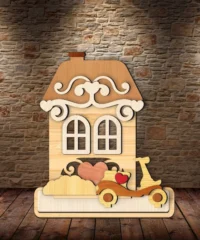 Valentine's Day Standing Houses