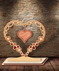 Valentine's Hanging Heart Stand