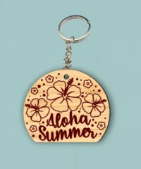 Aloha Summer Keychain