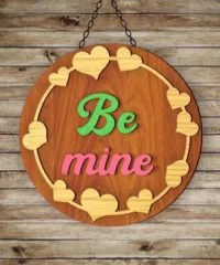 Be Mine Valentines Day Door Hanger