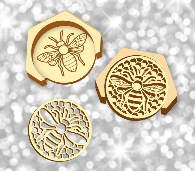 Bee coasters