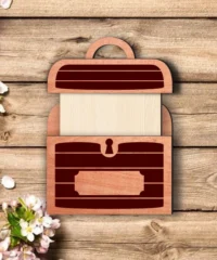 Box Girl Card Holder