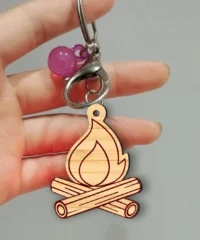 Camp Fire Keychain Camp Fire Keychain