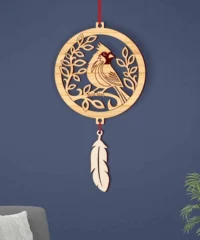 Cardinal In A Tree Suncatcher