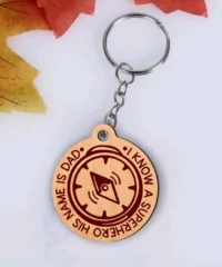Compass Father's Day Keychain
