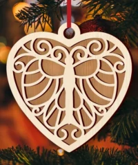 Dragonfly Valentines Heart