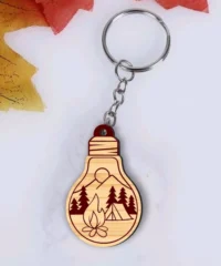 Electric Bulb Keychain