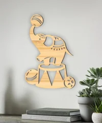 Elephant Circus Baby Room Wall Decor