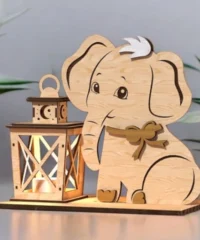Elephant with lantern